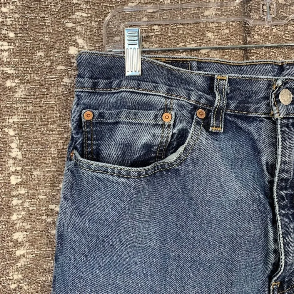 Levi's 550 Jeans Men's‎ 34x34 Blue Cotton Denim Tapered Leg Workwear